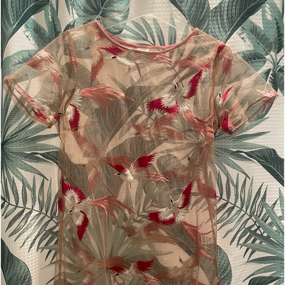 Boutique style see through cover up